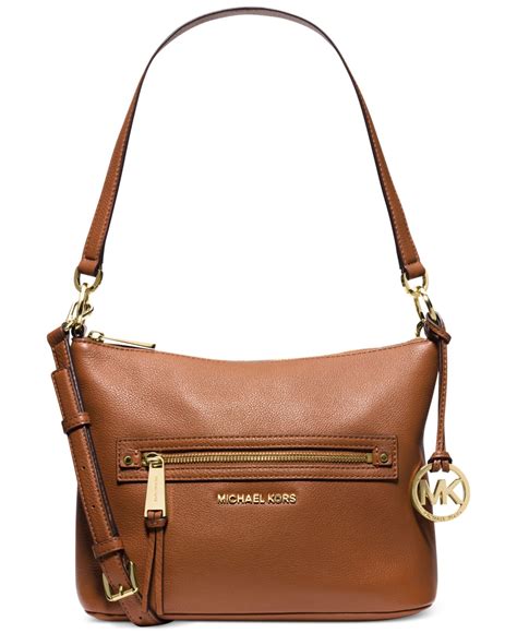 michael kors rhea zip medium convertible shoulder bag|Rhea Medium Pebbled Leather Shoulder Bag .